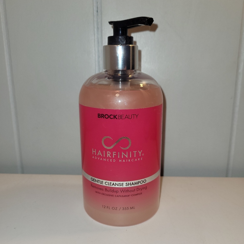 BROCKBEAUTY HAIRFINITY ADVANCED HAIRCAIR GENTLE CLEANSE SHAMPOO 12OZ BRAND NEW